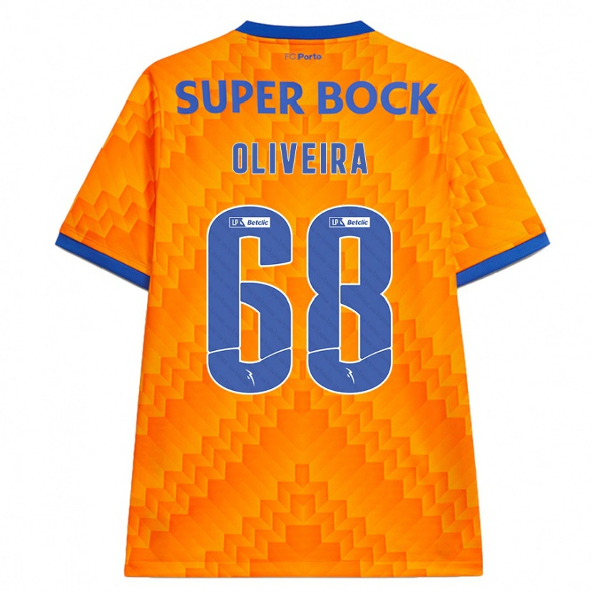 Danxen Kinder André Oliveira #68 Orange Auswärtstrikot Trikot 2024/25 T-Shirt Schweiz