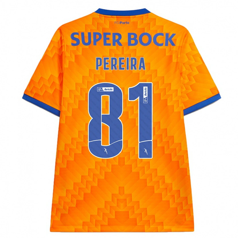 Danxen Kinder Martim Pereira #81 Orange Auswärtstrikot Trikot 2024/25 T-Shirt Schweiz