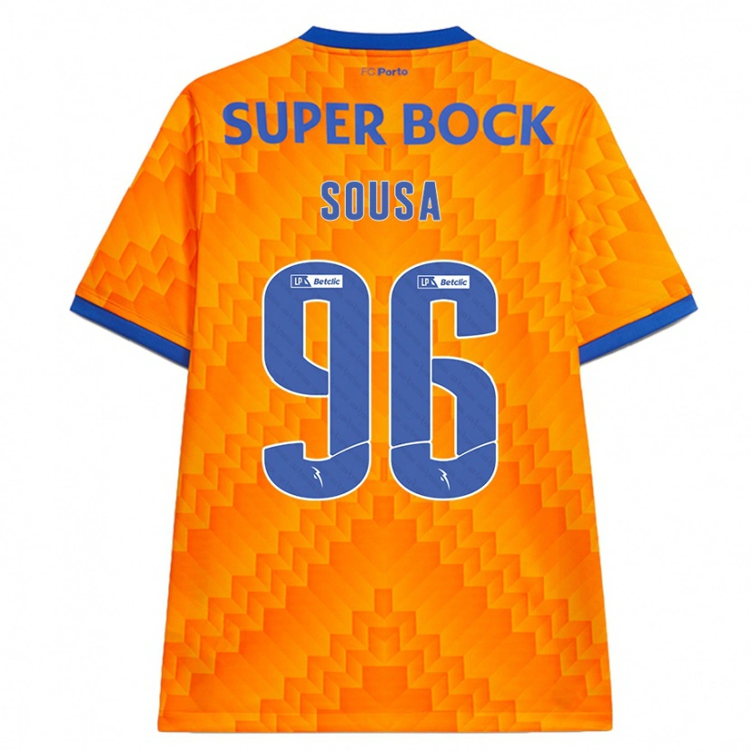 Danxen Kinder Filipe Sousa #96 Orange Auswärtstrikot Trikot 2024/25 T-Shirt Schweiz