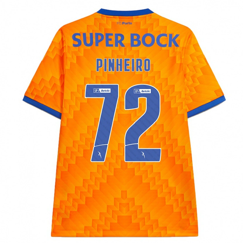 Danxen Kinder Rodrigo Pinheiro #72 Orange Auswärtstrikot Trikot 2024/25 T-Shirt Schweiz