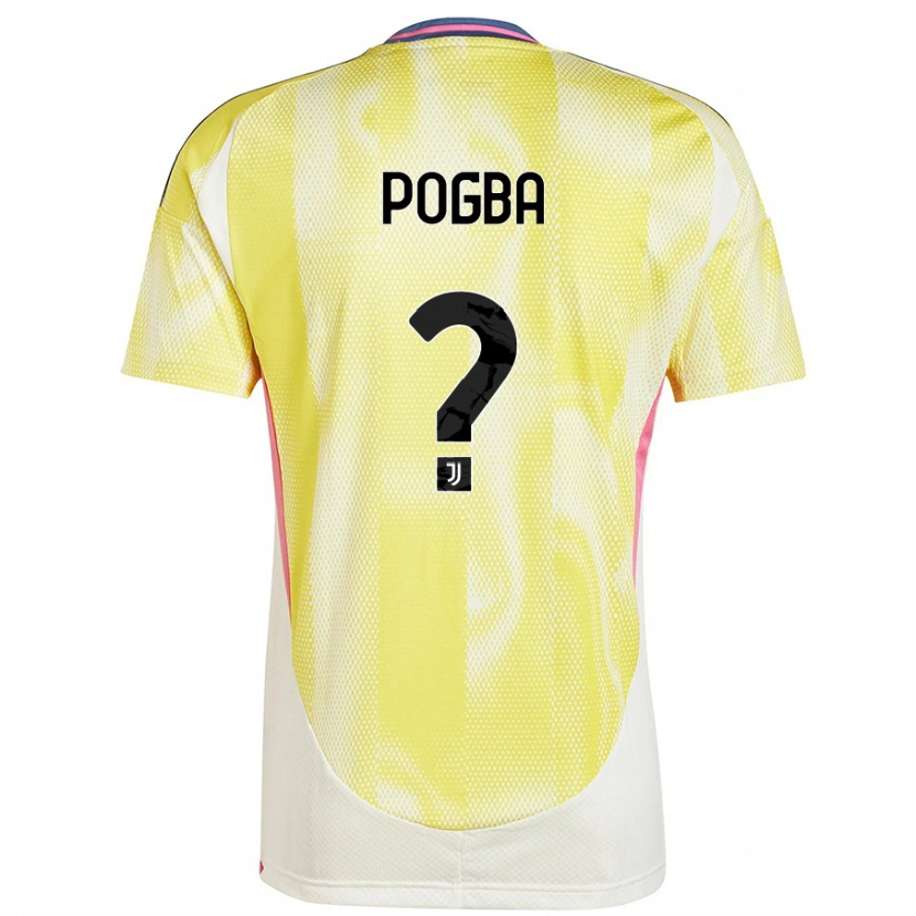 Danxen Kinder Paul Pogba #0 Solargelb Auswärtstrikot Trikot 2024/25 T-Shirt Schweiz