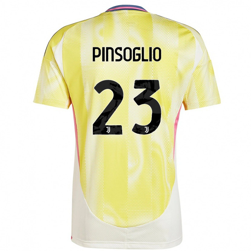 Danxen Kinder Carlo Pinsoglio #23 Solargelb Auswärtstrikot Trikot 2024/25 T-Shirt Schweiz