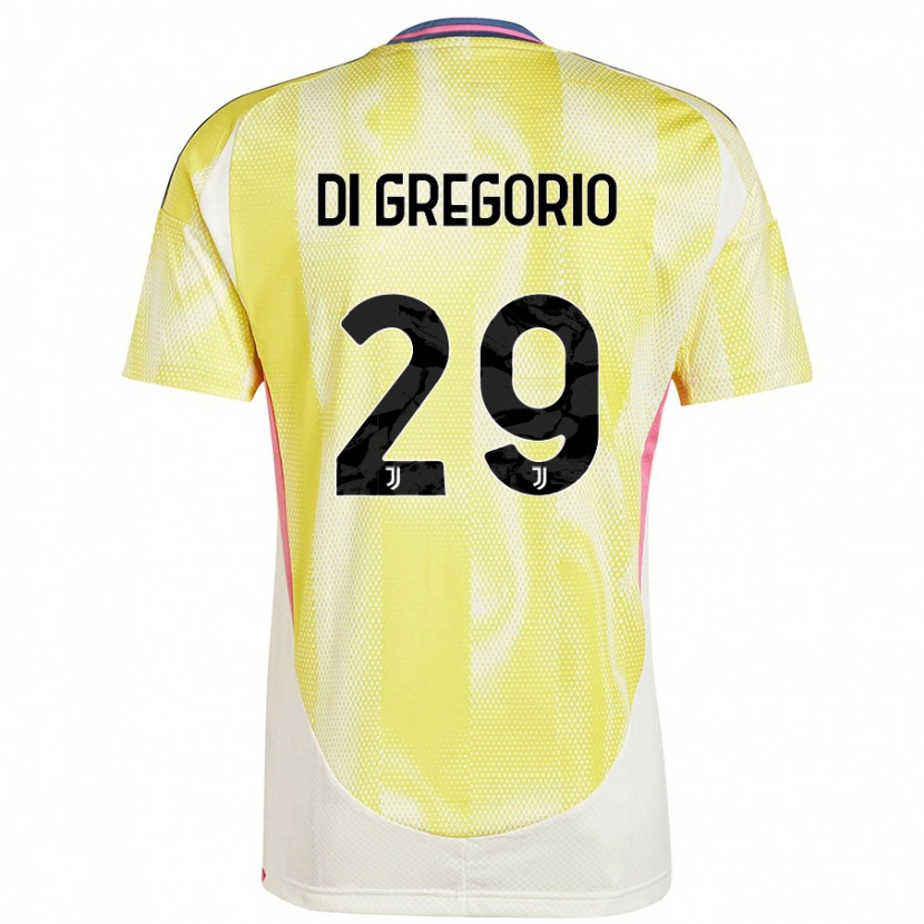 Danxen Kinder Michele Di Gregorio #29 Solargelb Auswärtstrikot Trikot 2024/25 T-Shirt Schweiz