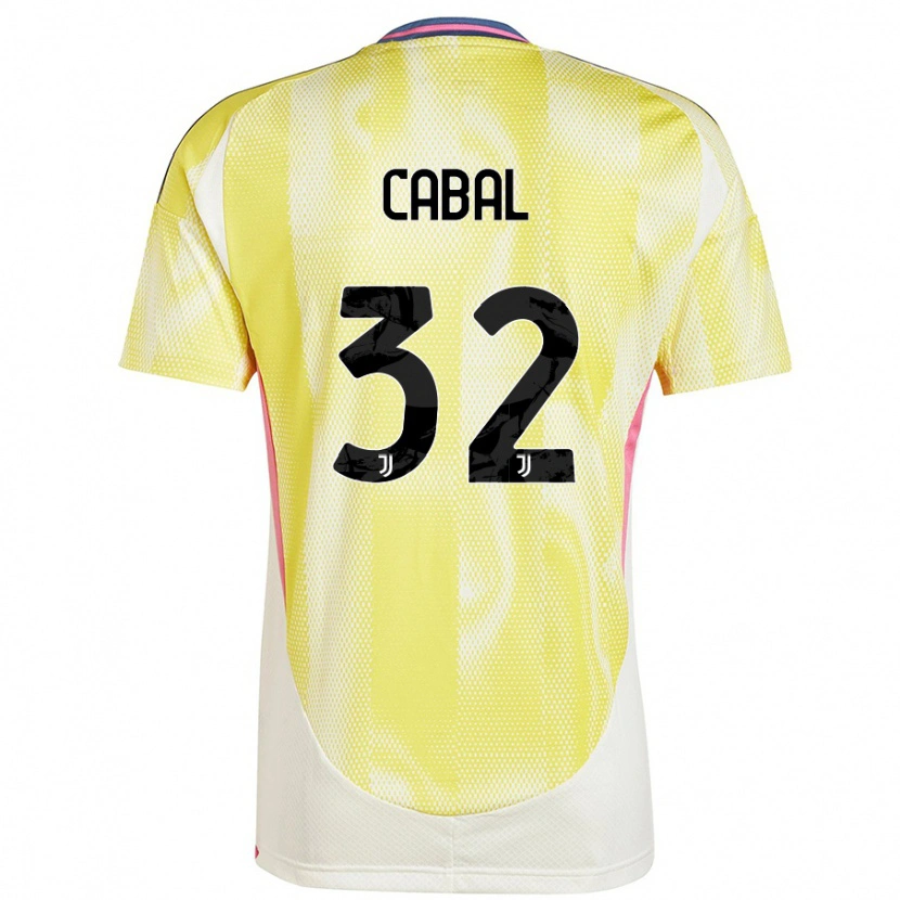 Danxen Kinder Juan Cabal #32 Solargelb Auswärtstrikot Trikot 2024/25 T-Shirt Schweiz