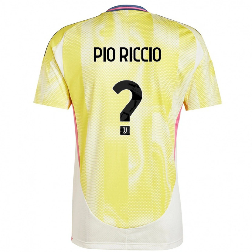 Danxen Kinder Alessandro Pio Riccio #0 Solargelb Auswärtstrikot Trikot 2024/25 T-Shirt Schweiz