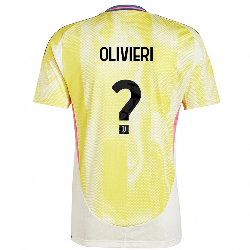 Danxen Kinder Marco Olivieri #0 Solargelb Auswärtstrikot Trikot 2024/25 T-Shirt Schweiz