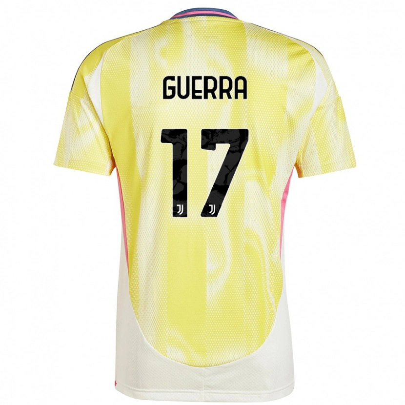 Danxen Kinder Simone Guerra #17 Solargelb Auswärtstrikot Trikot 2024/25 T-Shirt Schweiz