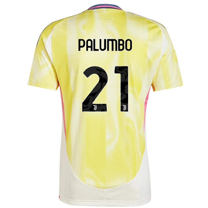 Danxen Kinder Martin Palumbo #21 Solargelb Auswärtstrikot Trikot 2024/25 T-Shirt Schweiz