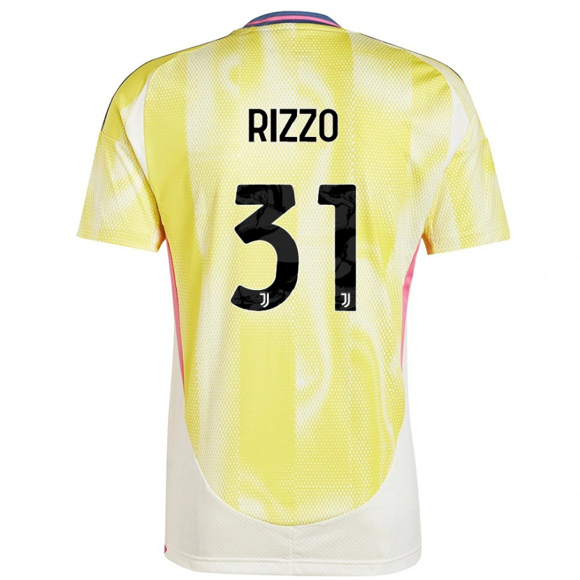 Danxen Kinder Niccolò Rizzo #31 Solargelb Auswärtstrikot Trikot 2024/25 T-Shirt Schweiz