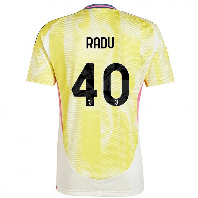 Danxen Kinder Riccardo Radu #40 Solargelb Auswärtstrikot Trikot 2024/25 T-Shirt Schweiz