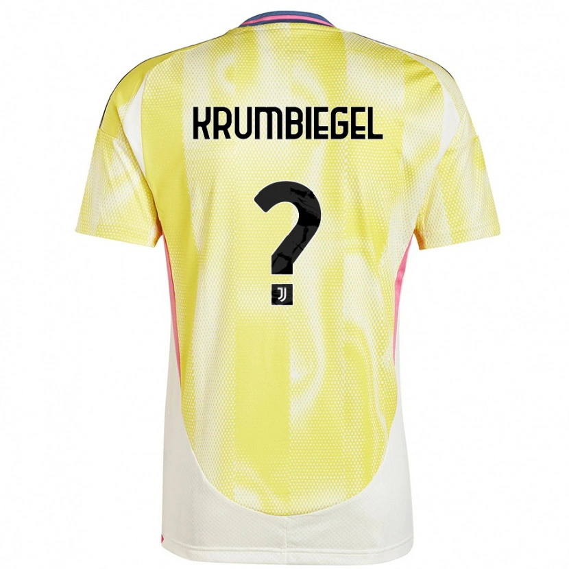 Danxen Kinder Paulina Krumbiegel #0 Solargelb Auswärtstrikot Trikot 2024/25 T-Shirt Schweiz