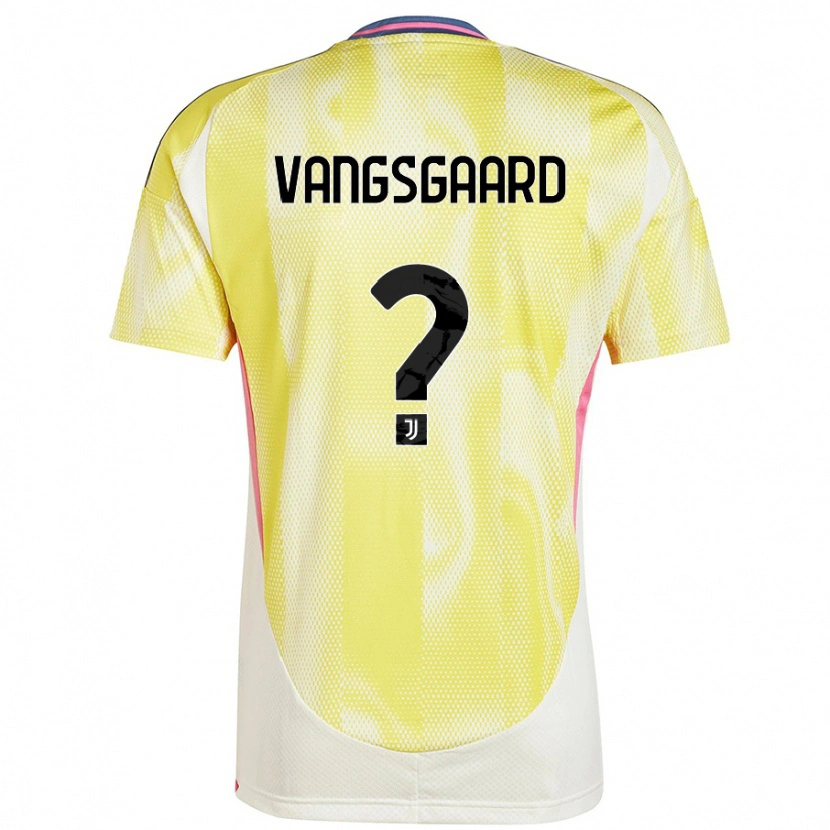 Danxen Kinder Amalie Vangsgaard #0 Solargelb Auswärtstrikot Trikot 2024/25 T-Shirt Schweiz