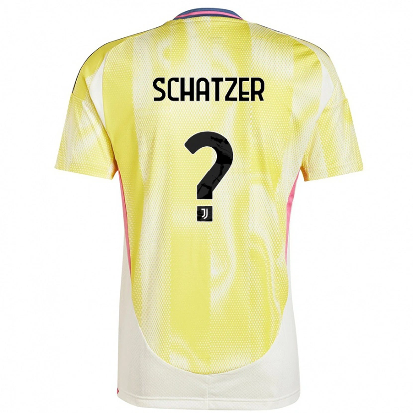 Danxen Kinder Eva Schatzer #0 Solargelb Auswärtstrikot Trikot 2024/25 T-Shirt Schweiz