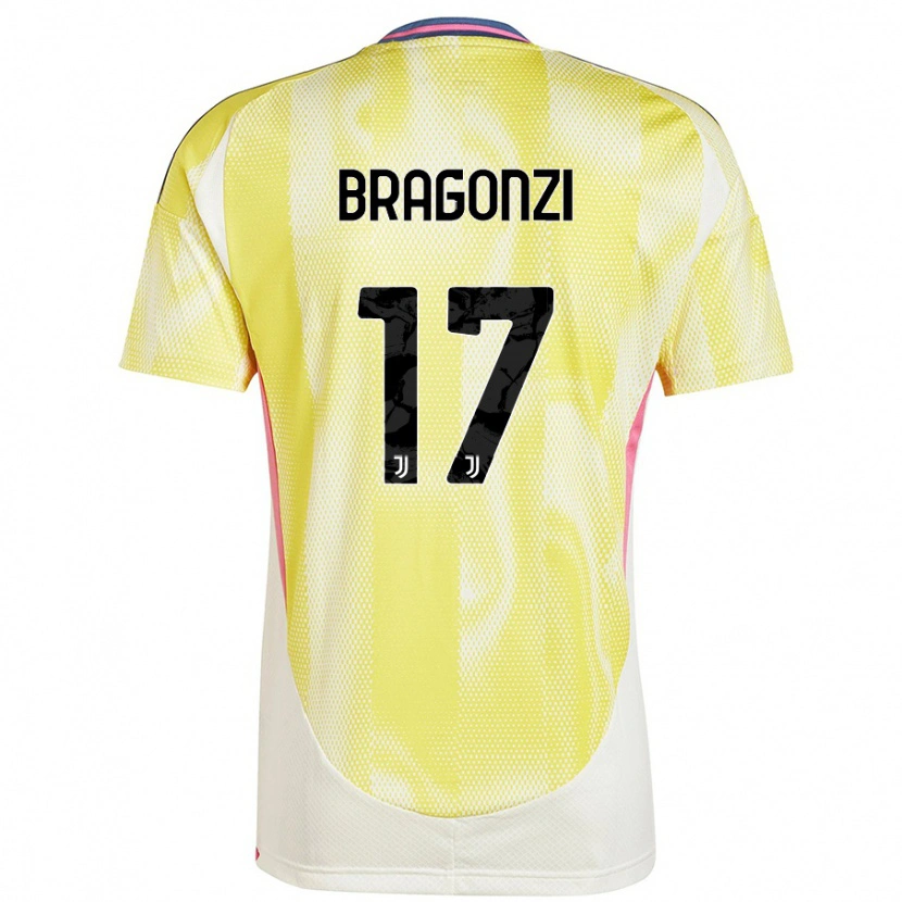 Danxen Kinder Asia Bragonzi #17 Solargelb Auswärtstrikot Trikot 2024/25 T-Shirt Schweiz