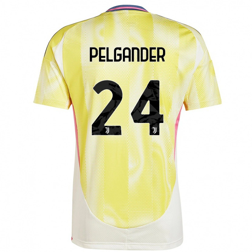 Danxen Kinder Elsa Pelgander #24 Solargelb Auswärtstrikot Trikot 2024/25 T-Shirt Schweiz