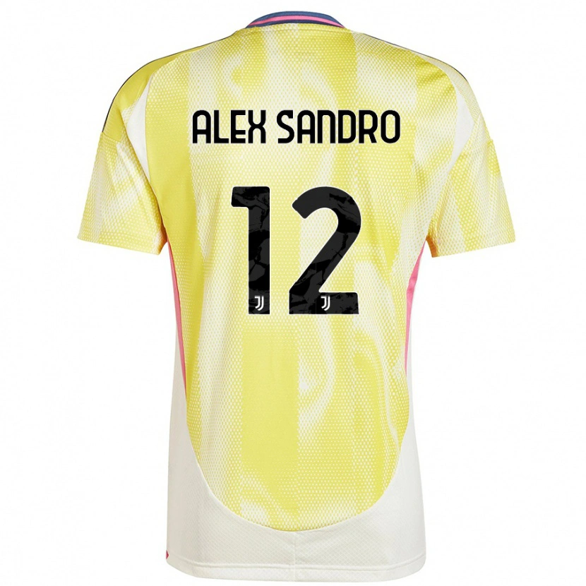 Danxen Kinder Alex Sandro #12 Solargelb Auswärtstrikot Trikot 2024/25 T-Shirt Schweiz