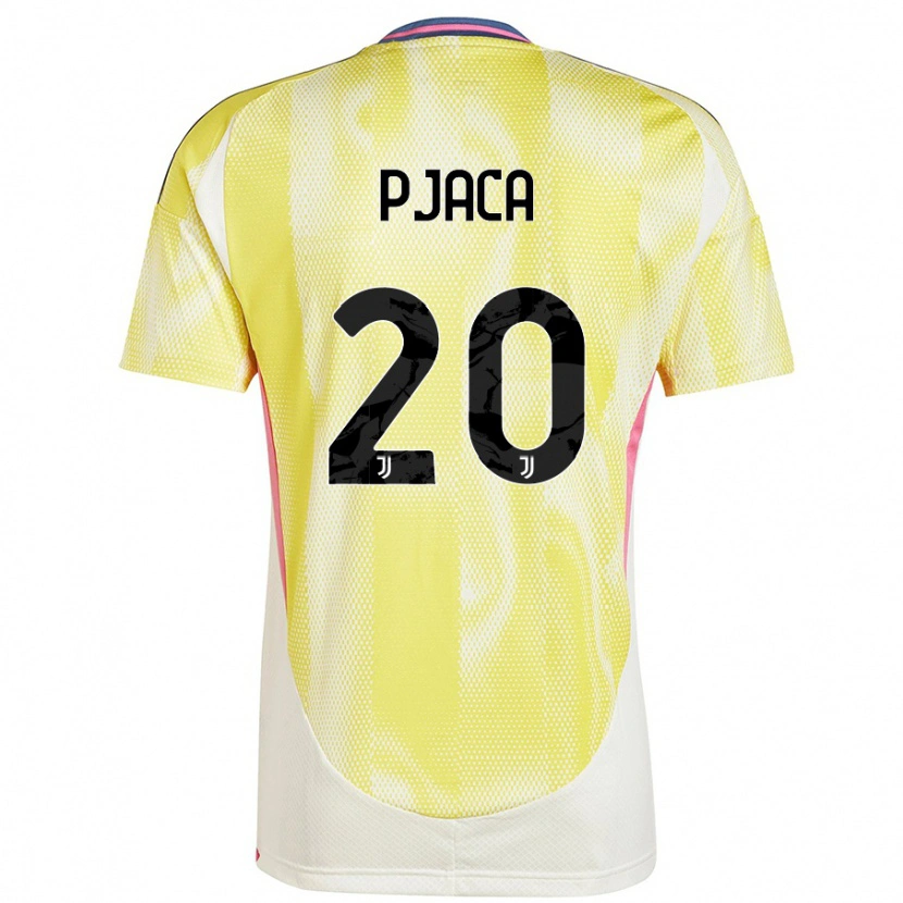 Danxen Kinder Marko Pjaca #20 Solargelb Auswärtstrikot Trikot 2024/25 T-Shirt Schweiz