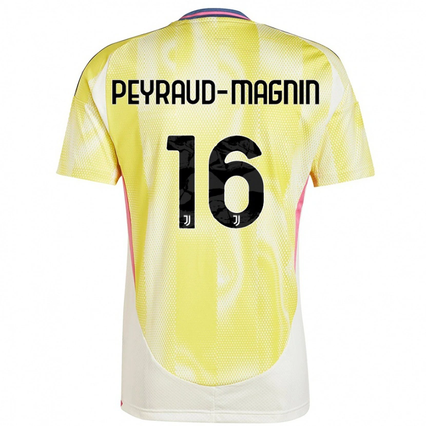 Danxen Kinder Pauline Peyraud-Magnin #16 Solargelb Auswärtstrikot Trikot 2024/25 T-Shirt Schweiz