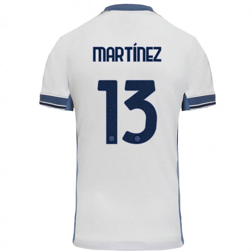 Danxen Kinder Josep Martínez #13 Weißgrau Auswärtstrikot Trikot 2024/25 T-Shirt Schweiz