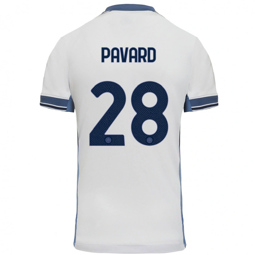 Danxen Kinder Benjamin Pavard #28 Weißgrau Auswärtstrikot Trikot 2024/25 T-Shirt Schweiz