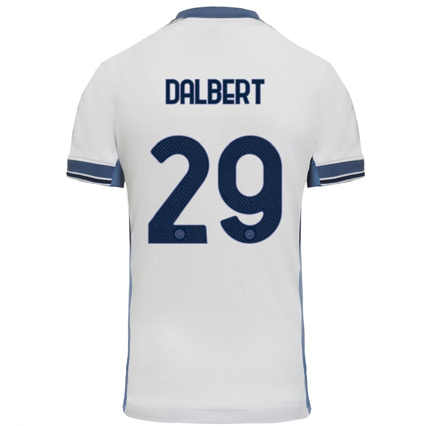 Danxen Kinder Dalbert #29 Weißgrau Auswärtstrikot Trikot 2024/25 T-Shirt Schweiz