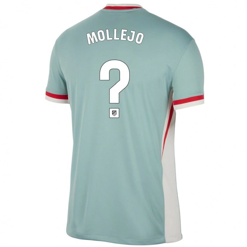 Danxen Kinder Víctor Mollejo #0 Hellbeige Blau Auswärtstrikot Trikot 2024/25 T-Shirt Schweiz