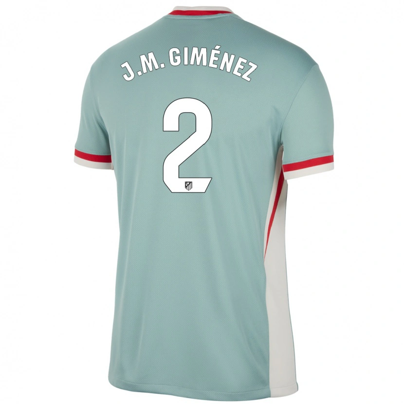 Danxen Kinder José María Giménez #2 Hellbeige Blau Auswärtstrikot Trikot 2024/25 T-Shirt Schweiz