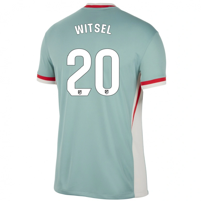 Danxen Kinder Axel Witsel #20 Hellbeige Blau Auswärtstrikot Trikot 2024/25 T-Shirt Schweiz