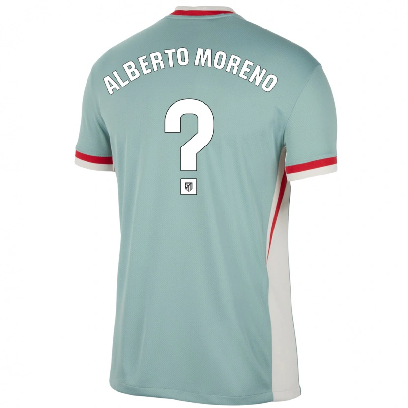 Danxen Kinder Alberto Moreno #0 Hellbeige Blau Auswärtstrikot Trikot 2024/25 T-Shirt Schweiz