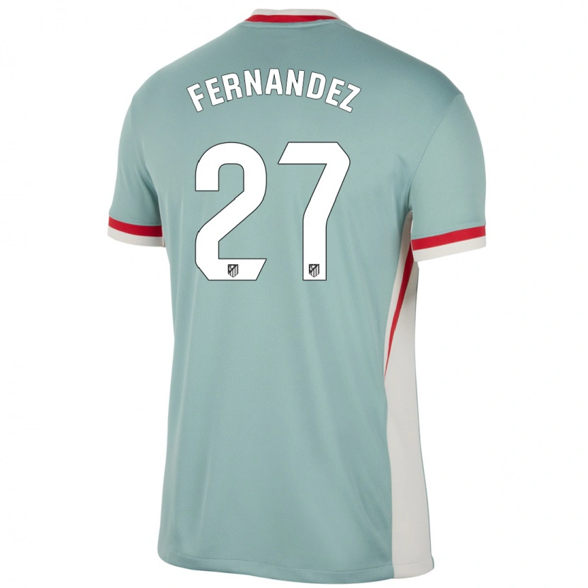 Danxen Kinder Alexia Fernández #27 Hellbeige Blau Auswärtstrikot Trikot 2024/25 T-Shirt Schweiz