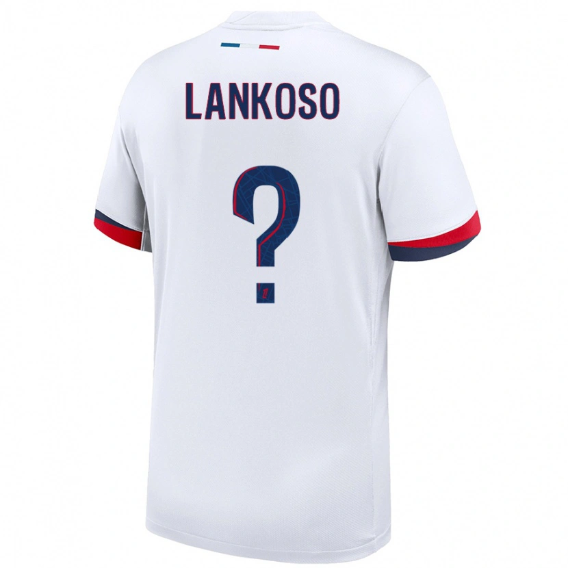 Danxen Kinder Lenny Lankoso #0 Weiß Blau Rot Auswärtstrikot Trikot 2024/25 T-Shirt Schweiz