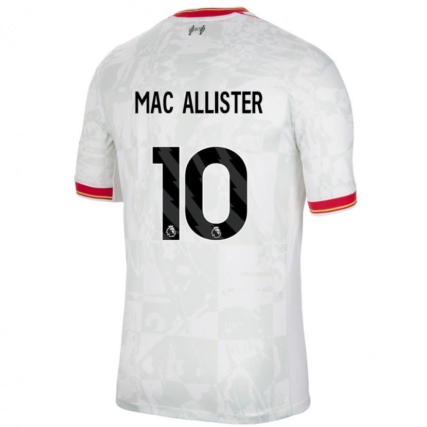 Danxen Kinder Alexis Mac Allister #10 Weiß Rot Schwarz Ausweichtrikot Trikot 2024/25 T-Shirt Schweiz