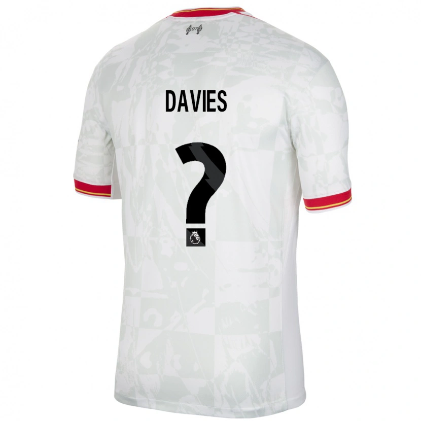 Danxen Kinder Harvey Davies #0 Weiß Rot Schwarz Ausweichtrikot Trikot 2024/25 T-Shirt Schweiz