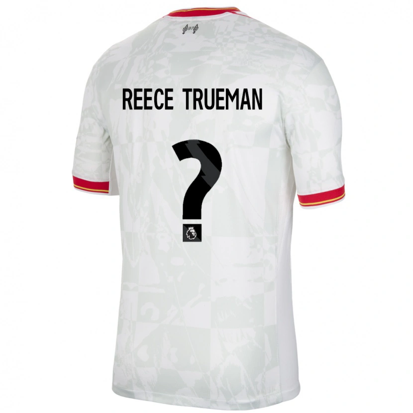 Danxen Kinder Reece Trueman #0 Weiß Rot Schwarz Ausweichtrikot Trikot 2024/25 T-Shirt Schweiz