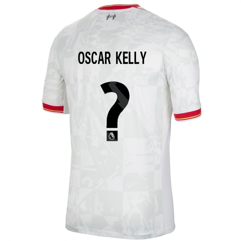 Danxen Kinder Oscar Kelly #0 Weiß Rot Schwarz Ausweichtrikot Trikot 2024/25 T-Shirt Schweiz