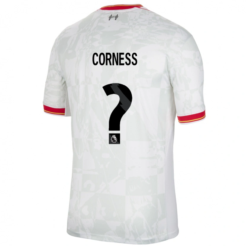 Danxen Kinder Dominic Corness #0 Weiß Rot Schwarz Ausweichtrikot Trikot 2024/25 T-Shirt Schweiz