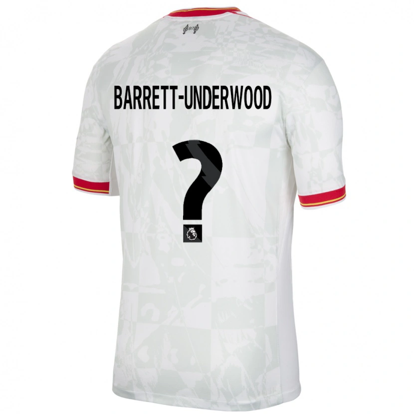 Danxen Kinder Keehan Barrett-Underwood #0 Weiß Rot Schwarz Ausweichtrikot Trikot 2024/25 T-Shirt Schweiz