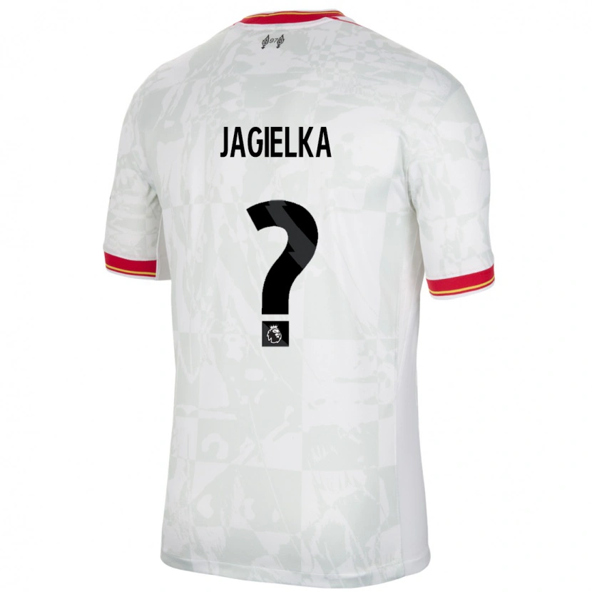 Danxen Kinder Zac Jagielka #0 Weiß Rot Schwarz Ausweichtrikot Trikot 2024/25 T-Shirt Schweiz