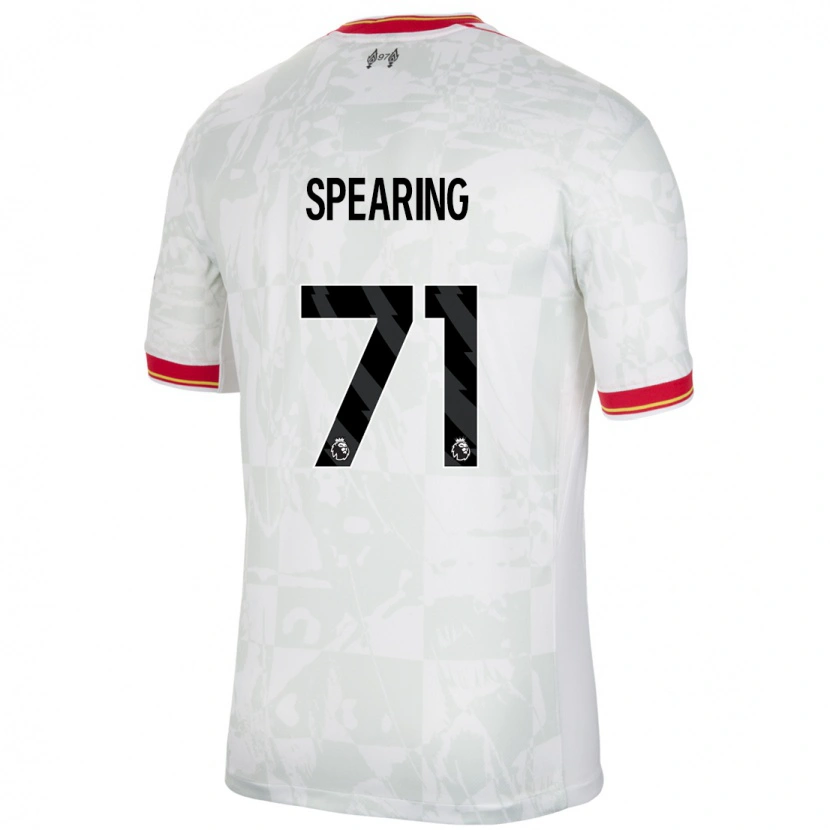 Danxen Kinder Jay Spearing #71 Weiß Rot Schwarz Ausweichtrikot Trikot 2024/25 T-Shirt Schweiz