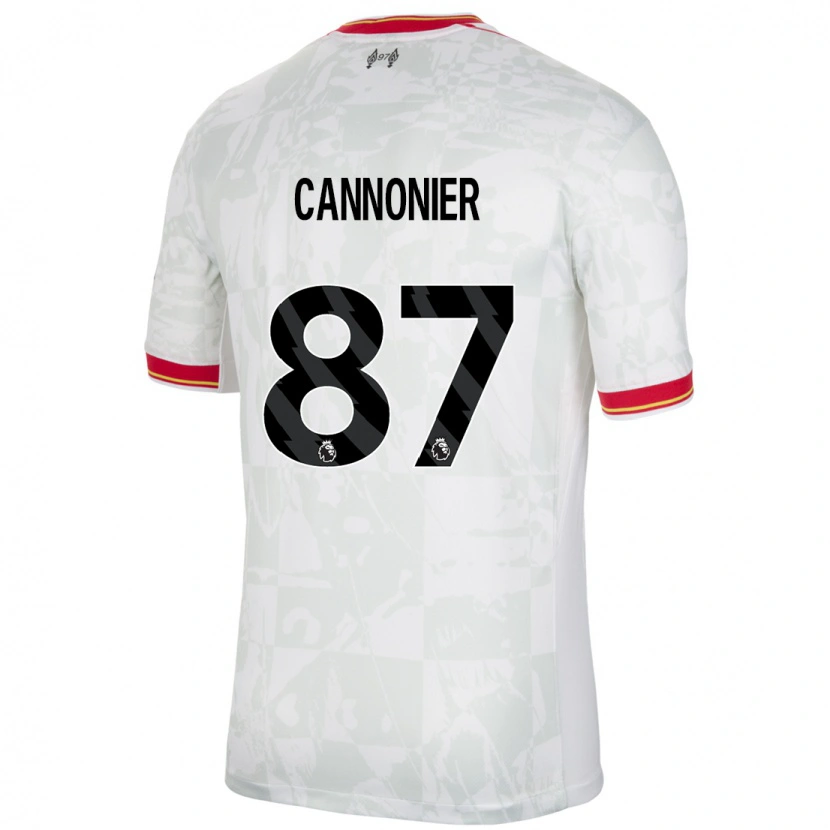 Danxen Kinder Oakley Cannonier #87 Weiß Rot Schwarz Ausweichtrikot Trikot 2024/25 T-Shirt Schweiz