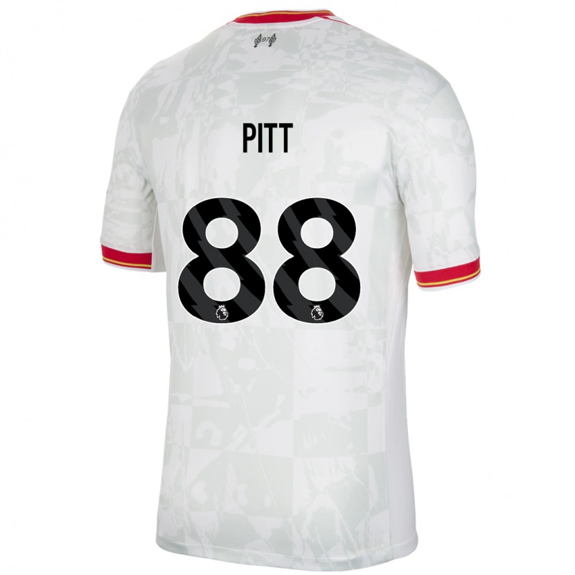 Danxen Kinder Lucas Pitt #88 Weiß Rot Schwarz Ausweichtrikot Trikot 2024/25 T-Shirt Schweiz