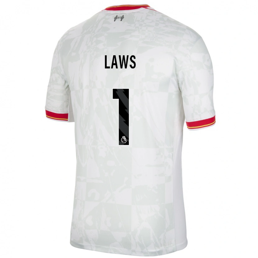 Danxen Kinder Rachael Laws #1 Weiß Rot Schwarz Ausweichtrikot Trikot 2024/25 T-Shirt Schweiz