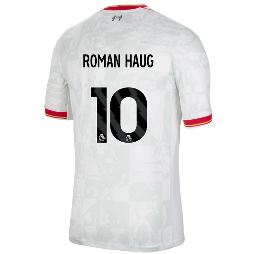 Danxen Kinder Sophie Román Haug #10 Weiß Rot Schwarz Ausweichtrikot Trikot 2024/25 T-Shirt Schweiz