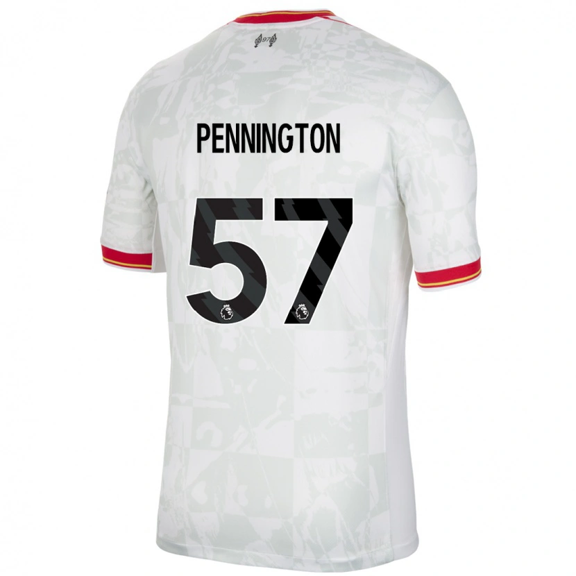 Danxen Kinder Cody Pennington #57 Weiß Rot Schwarz Ausweichtrikot Trikot 2024/25 T-Shirt Schweiz