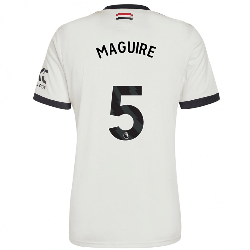 Danxen Kinder Harry Maguire #5 Cremeweiß Ausweichtrikot Trikot 2024/25 T-Shirt Schweiz