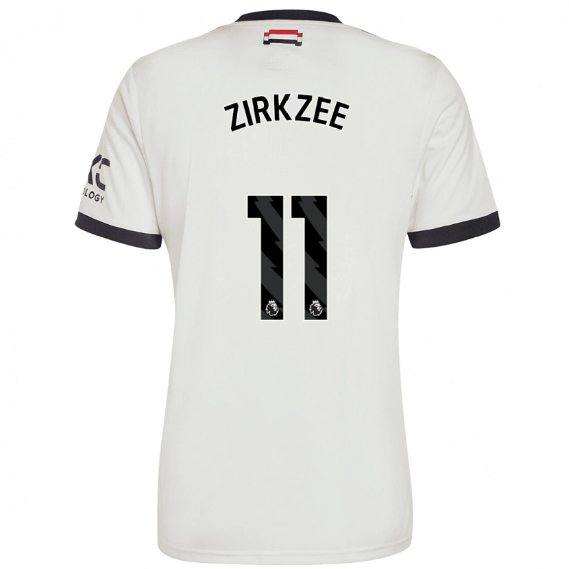 Danxen Kinder Joshua Zirkzee #11 Cremeweiß Ausweichtrikot Trikot 2024/25 T-Shirt Schweiz