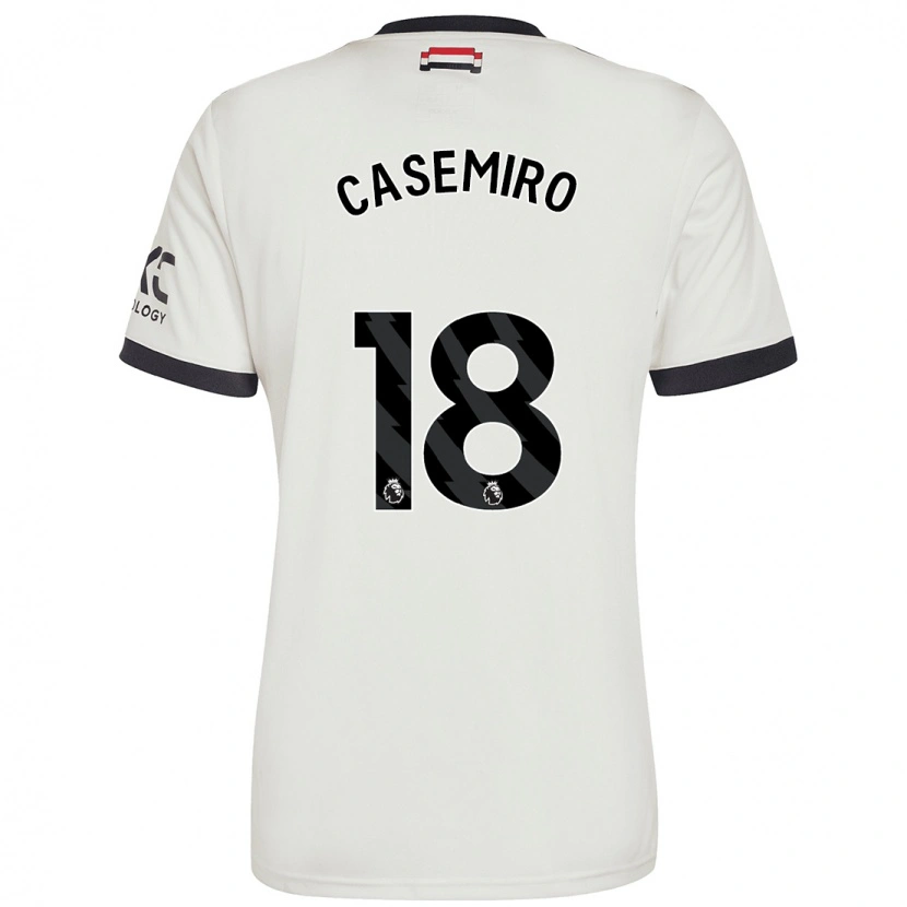 Danxen Kinder Casemiro #18 Cremeweiß Ausweichtrikot Trikot 2024/25 T-Shirt Schweiz