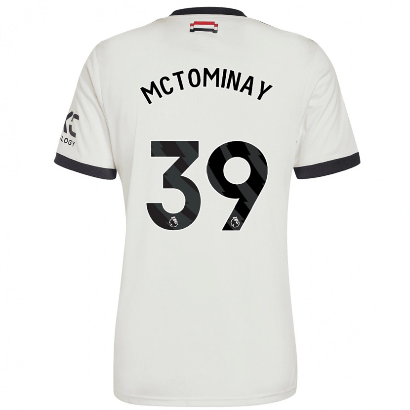 Danxen Kinder Scott Mctominay #39 Cremeweiß Ausweichtrikot Trikot 2024/25 T-Shirt Schweiz