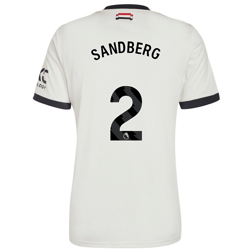 Danxen Kinder Anna Sandberg #2 Cremeweiß Ausweichtrikot Trikot 2024/25 T-Shirt Schweiz