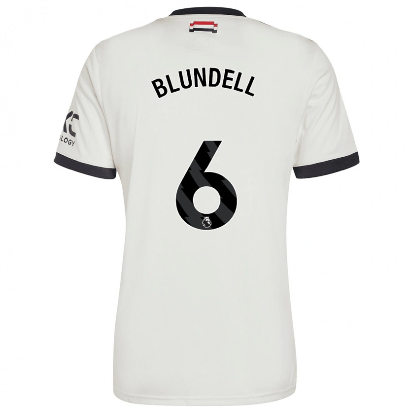 Danxen Kinder Hannah Blundell #6 Cremeweiß Ausweichtrikot Trikot 2024/25 T-Shirt Schweiz